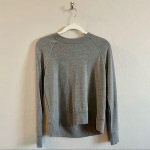 Grey Pullover Sweatshirt